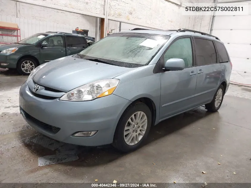 5TDBK22C57S002811 2007 Toyota Sienna Xle