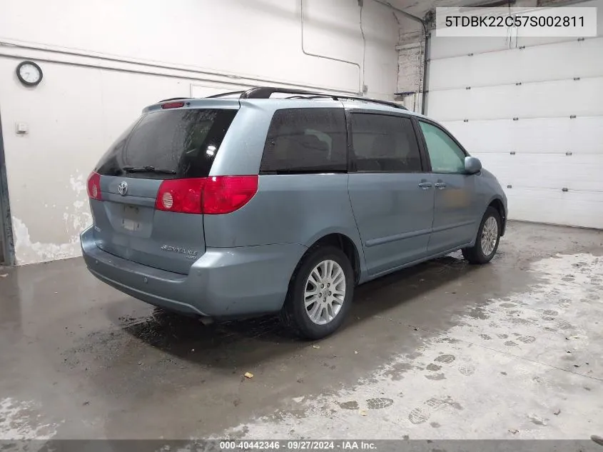 5TDBK22C57S002811 2007 Toyota Sienna Xle