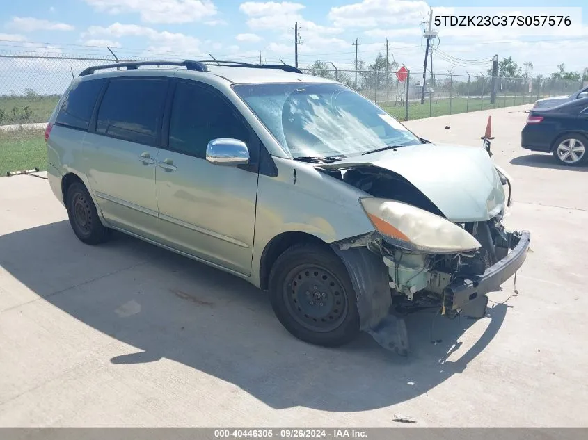 5TDZK23C37S057576 2007 Toyota Sienna Ce