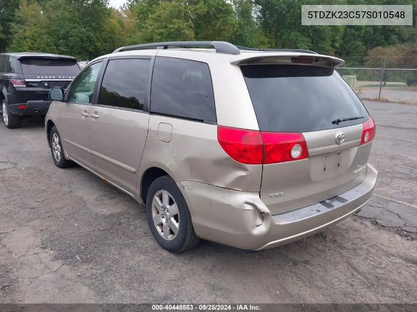 2007 Toyota Sienna Le VIN: 5TDZK23C57S010548 Lot: 40448553