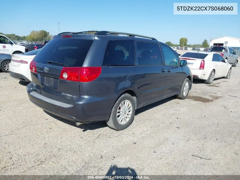 5TDZK22CX7S068060 2007 Toyota Sienna Xle