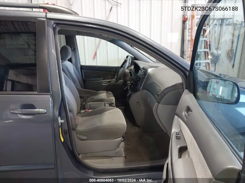 5TDZK23C67S066188 2007 Toyota Sienna Le