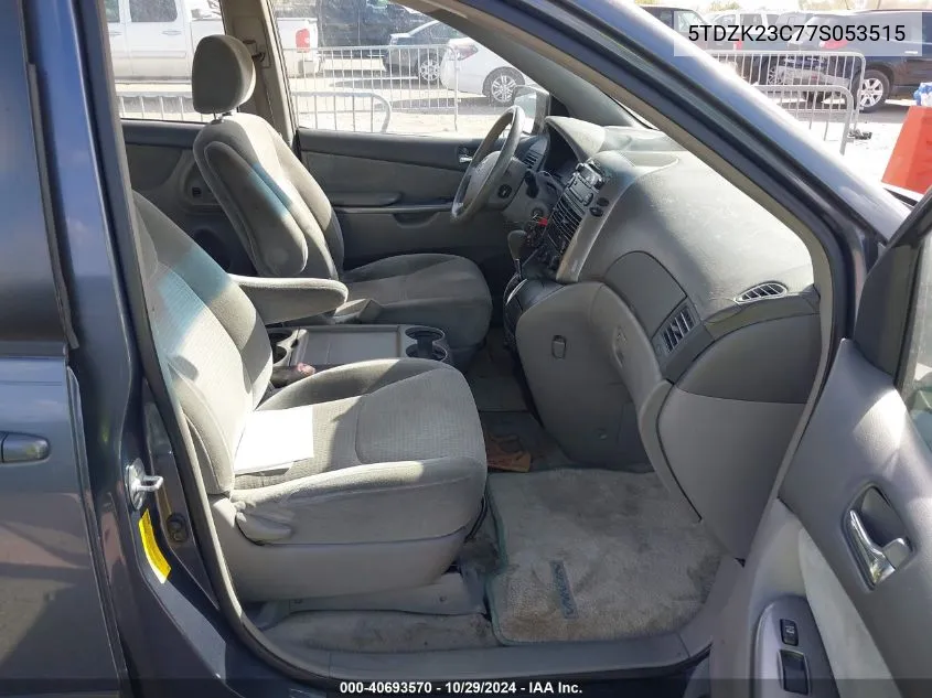 5TDZK23C77S053515 2007 Toyota Sienna Ce