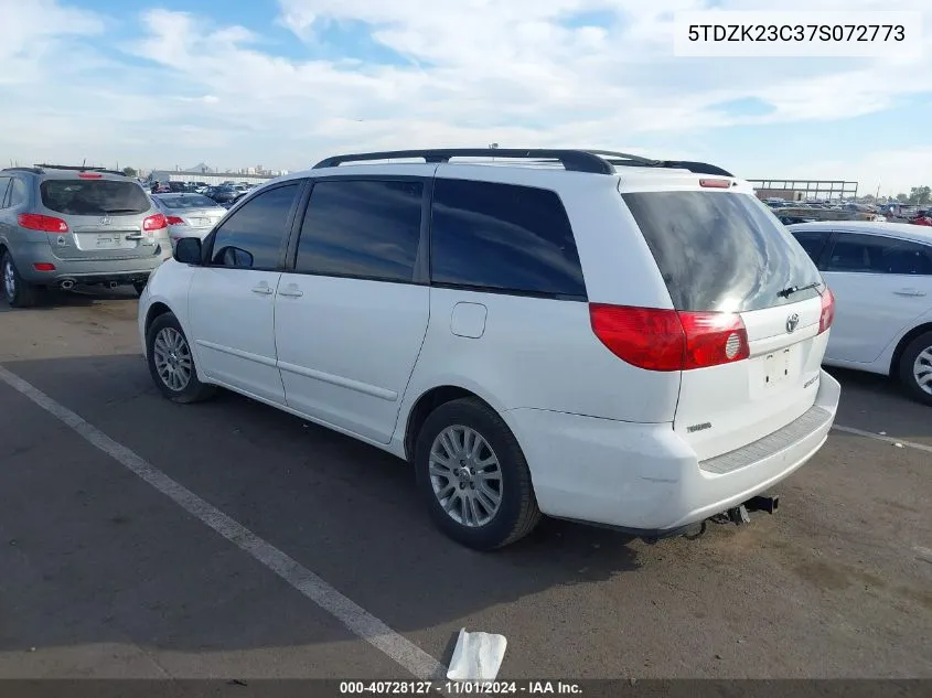 2007 Toyota Sienna Le VIN: 5TDZK23C37S072773 Lot: 40728127