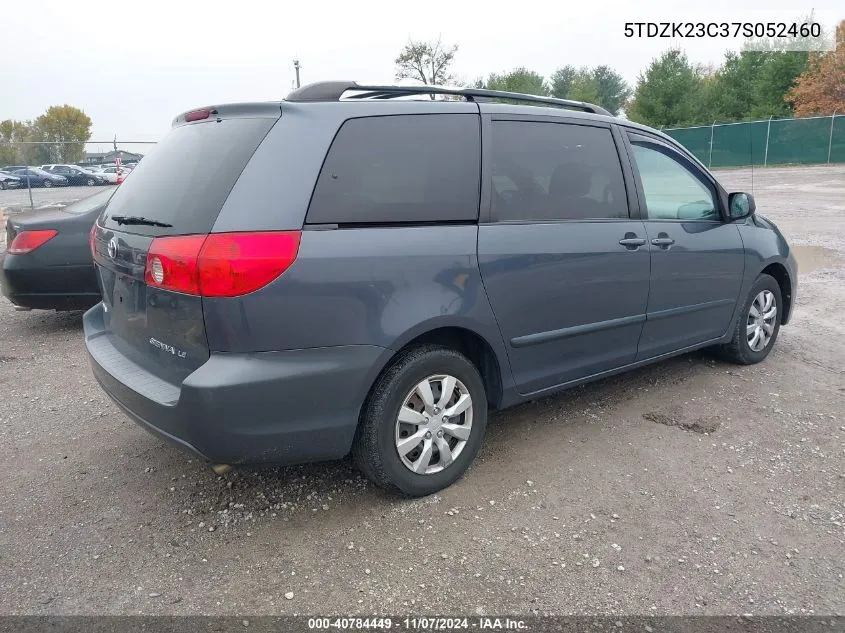 5TDZK23C37S052460 2007 Toyota Sienna Le