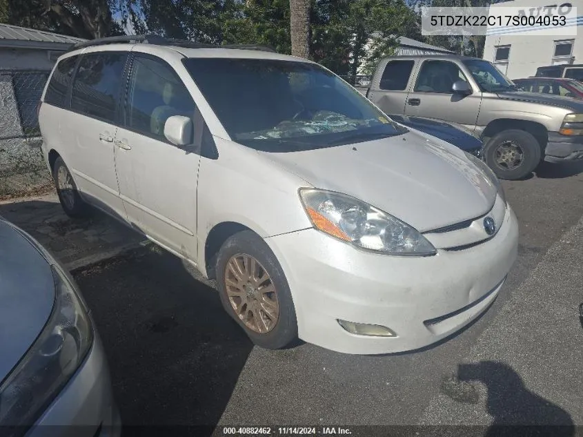 2007 Toyota Sienna Xle VIN: 5TDZK22C17S004053 Lot: 40882462