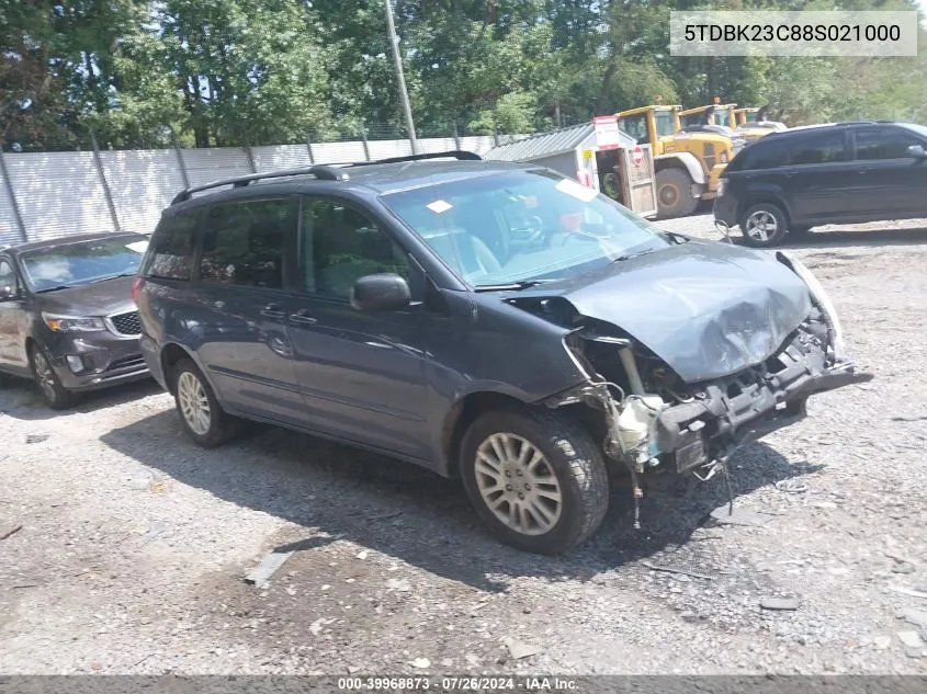 5TDBK23C88S021000 2008 Toyota Sienna Le