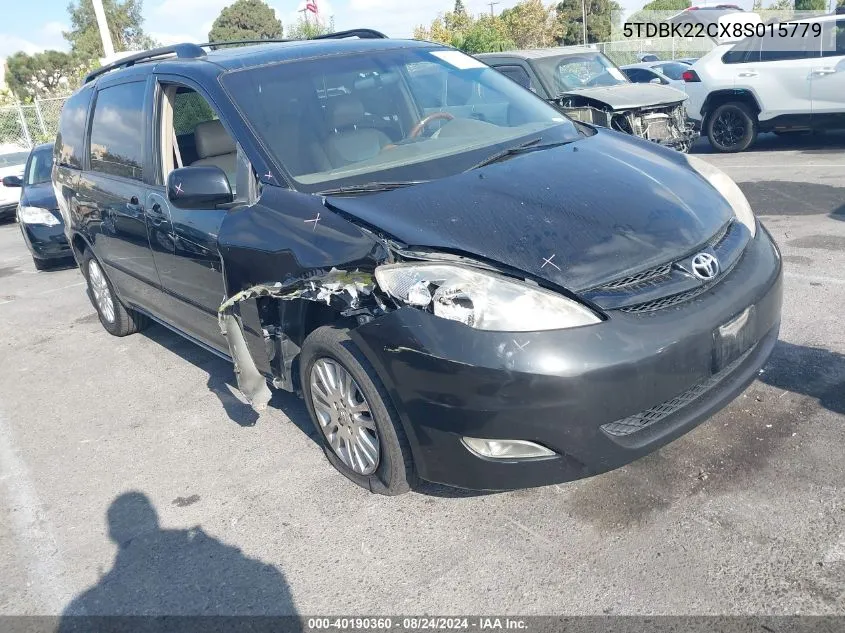 5TDBK22CX8S015779 2008 Toyota Sienna Xle