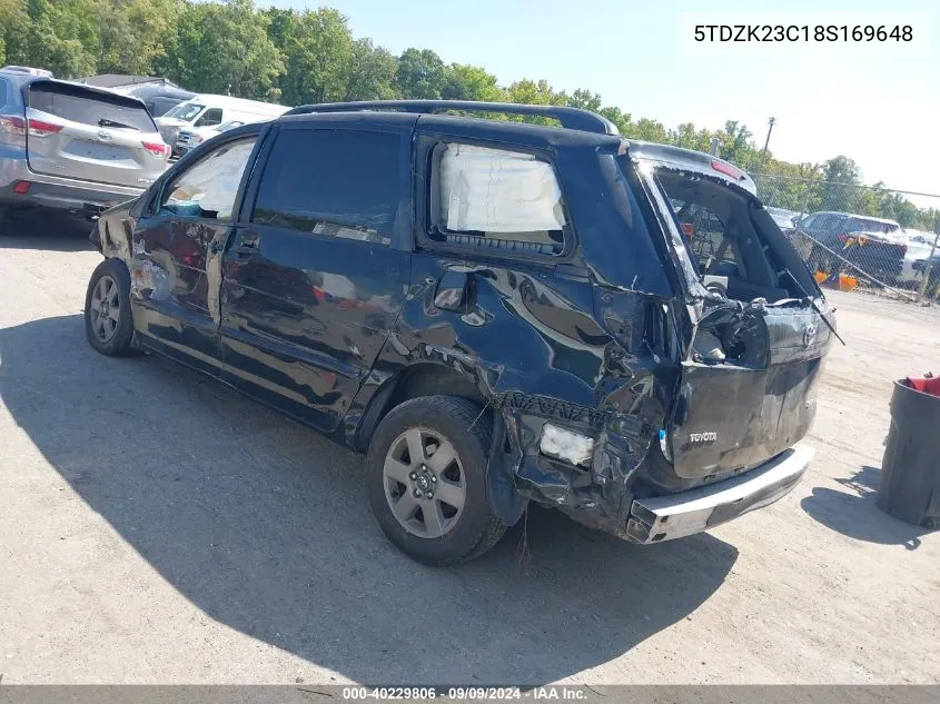 5TDZK23C18S169648 2008 Toyota Sienna Ce/Le