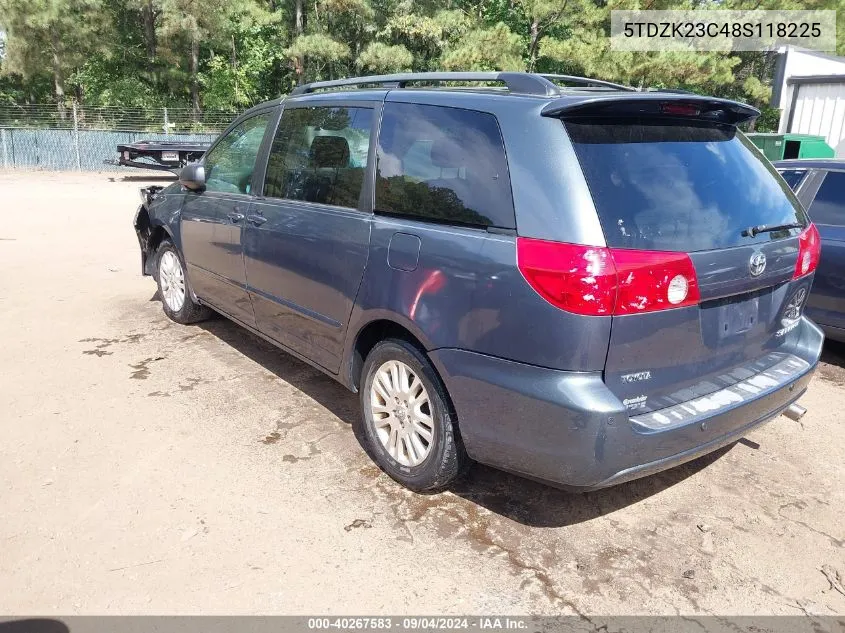 2008 Toyota Sienna Le VIN: 5TDZK23C48S118225 Lot: 40267583