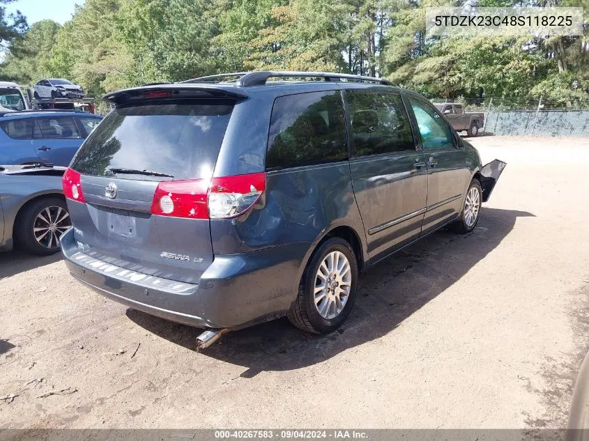 2008 Toyota Sienna Le VIN: 5TDZK23C48S118225 Lot: 40267583