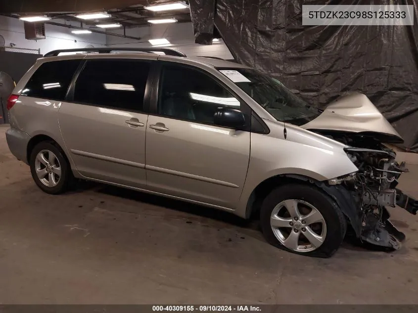 5TDZK23C98S125333 2008 Toyota Sienna Le