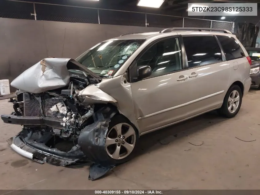 5TDZK23C98S125333 2008 Toyota Sienna Le