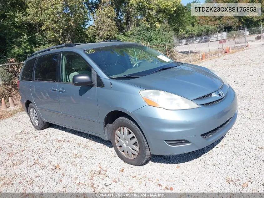 5TDZK23CX8S175853 2008 Toyota Sienna Le