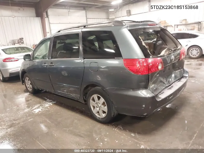 5TDZK23C18S153868 2008 Toyota Sienna Le