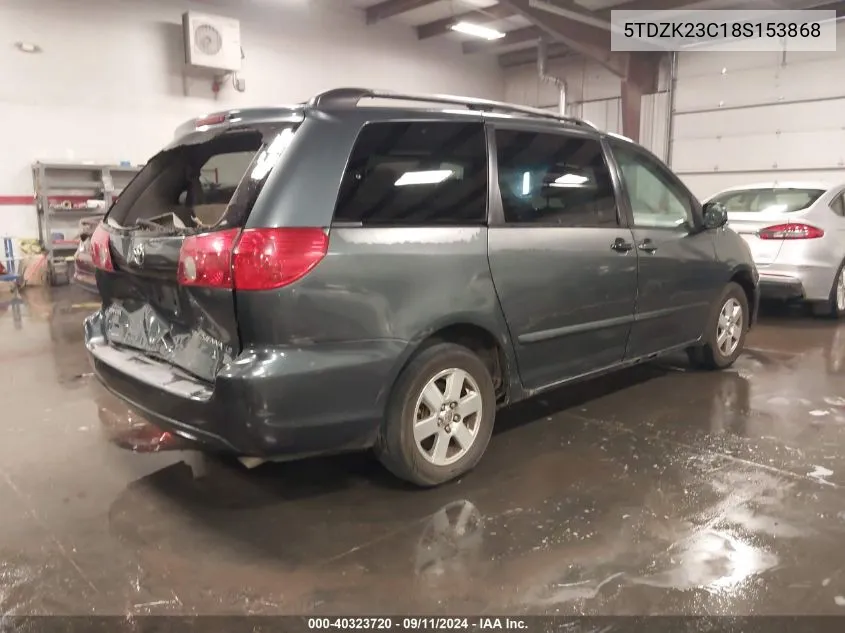 5TDZK23C18S153868 2008 Toyota Sienna Le