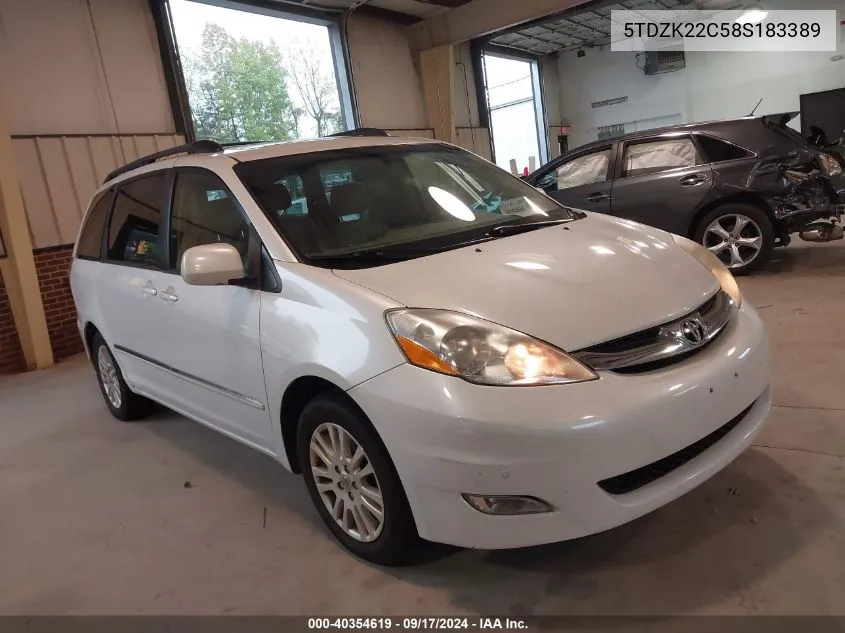 5TDZK22C58S183389 2008 Toyota Sienna Xle/Xle Limited