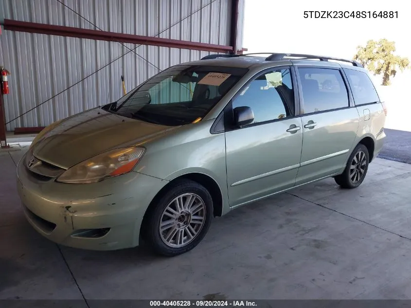 2008 Toyota Sienna Le VIN: 5TDZK23C48S164881 Lot: 40405228