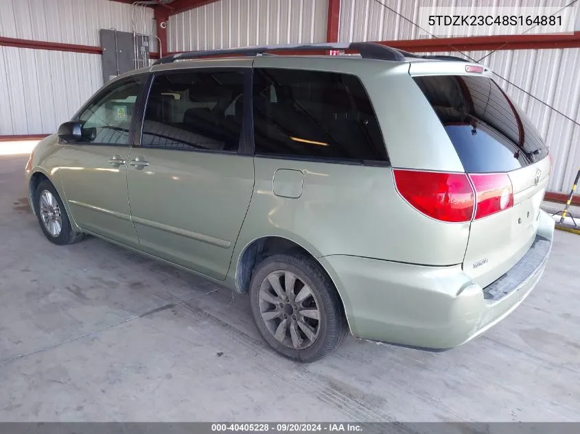 5TDZK23C48S164881 2008 Toyota Sienna Le