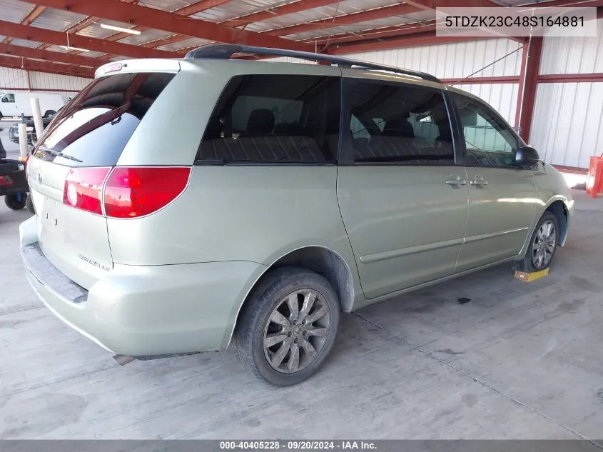 5TDZK23C48S164881 2008 Toyota Sienna Le