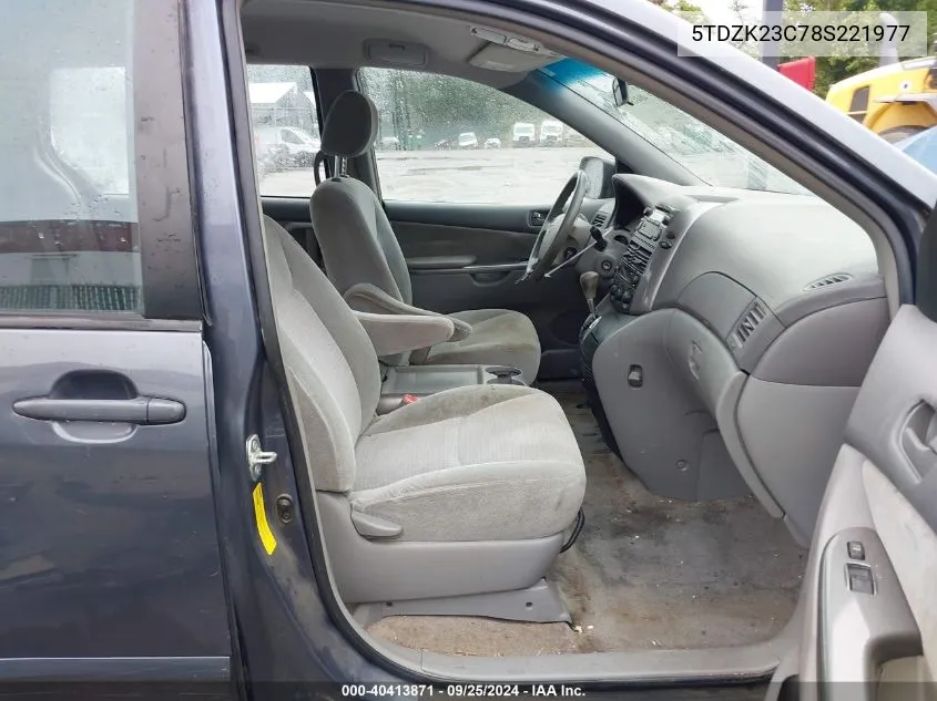 5TDZK23C78S221977 2008 Toyota Sienna Ce