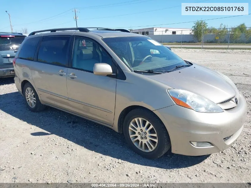 2008 Toyota Sienna Xle/Xle Limited VIN: 5TDZK22C08S101763 Lot: 40422864