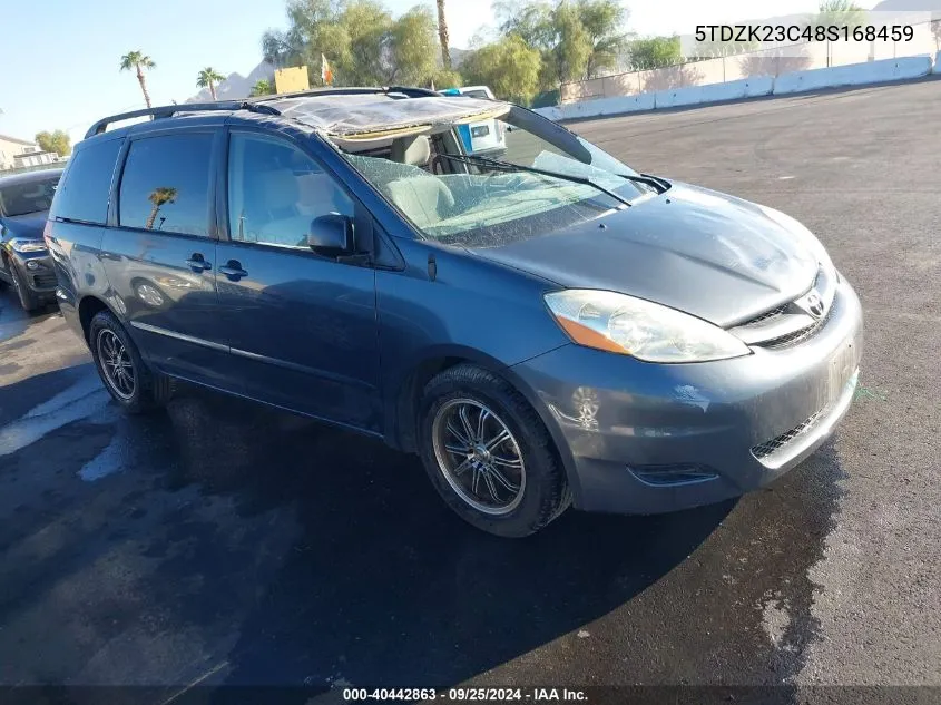 2008 Toyota Sienna Ce VIN: 5TDZK23C48S168459 Lot: 40442863