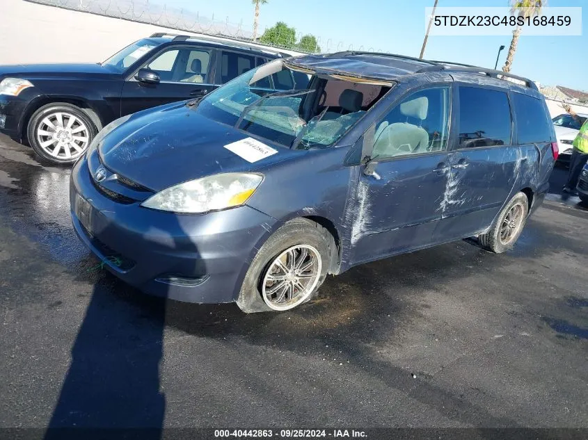 5TDZK23C48S168459 2008 Toyota Sienna Ce