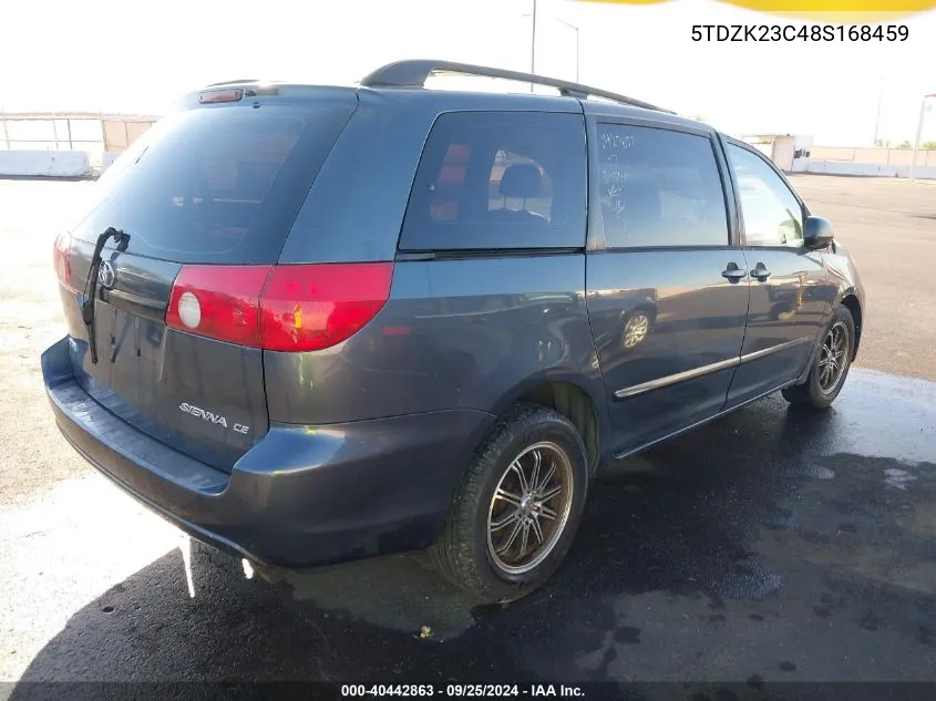 5TDZK23C48S168459 2008 Toyota Sienna Ce