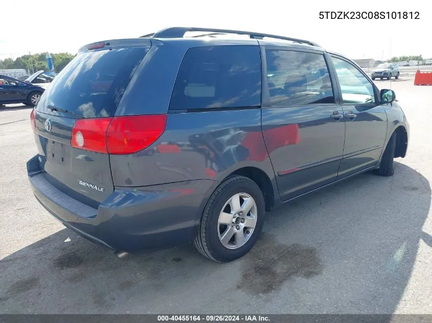 5TDZK23C08S101812 2008 Toyota Sienna Le