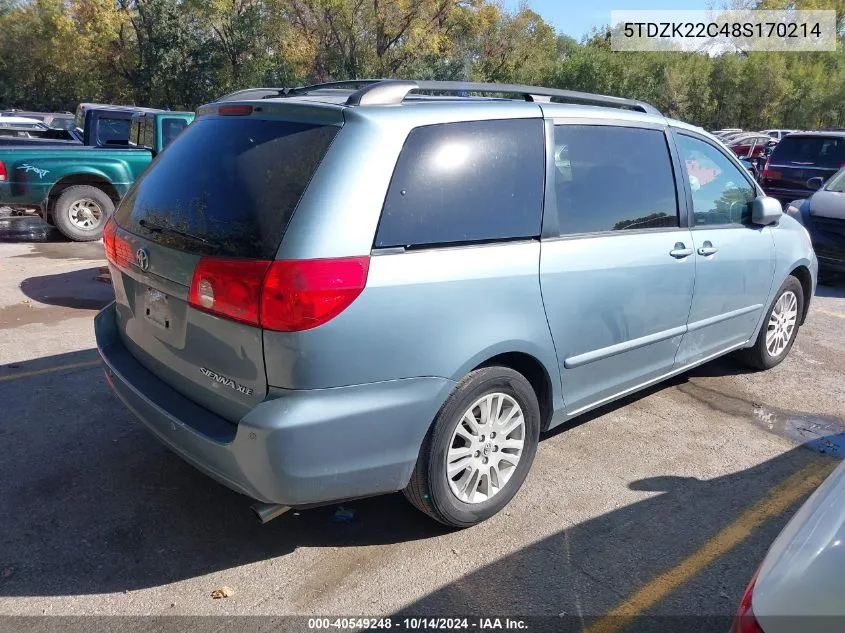 5TDZK22C48S170214 2008 Toyota Sienna Xle