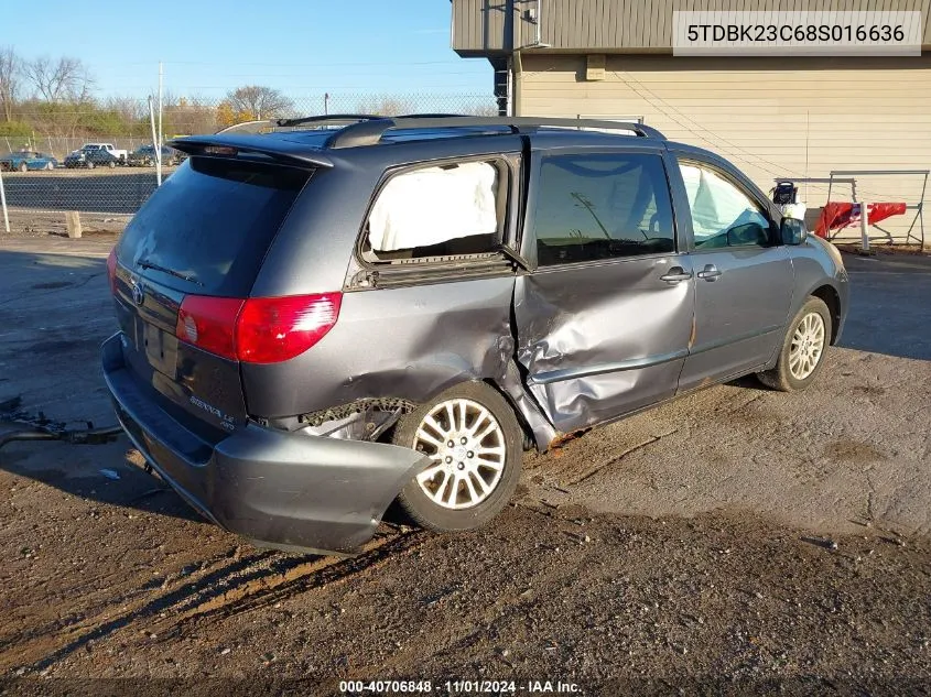 5TDBK23C68S016636 2008 Toyota Sienna Le