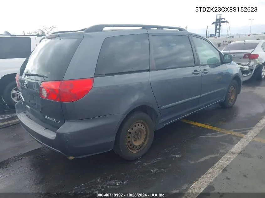 5TDZK23CX8S152623 2008 Toyota Sienna Ce/Le