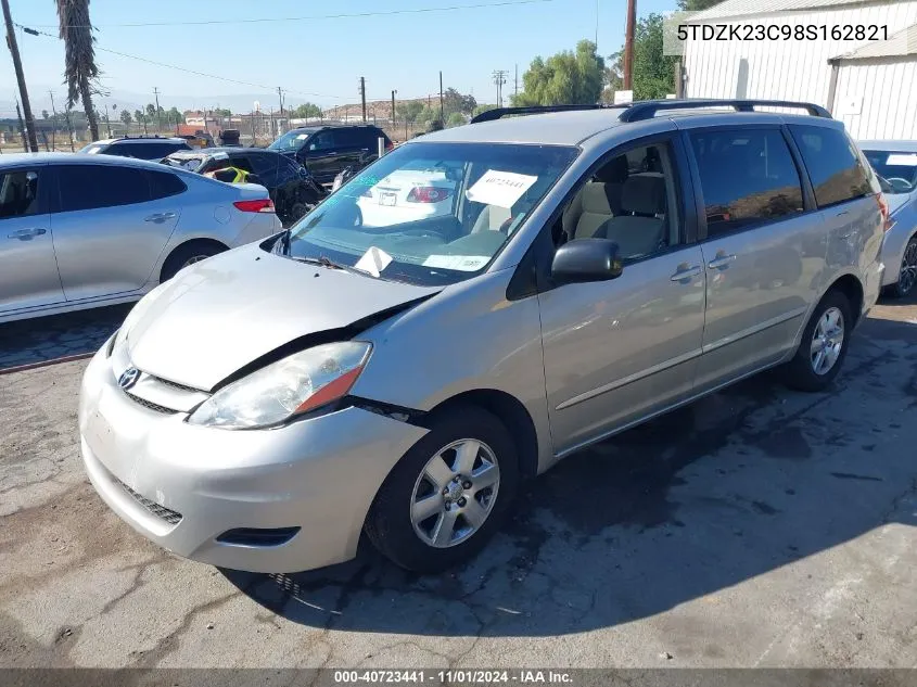 5TDZK23C98S162821 2008 Toyota Sienna Le