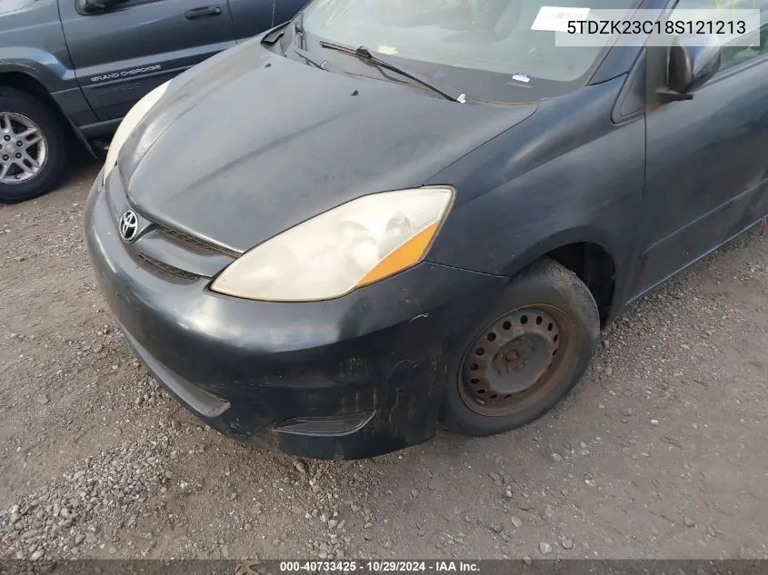 5TDZK23C18S121213 2008 Toyota Sienna Le