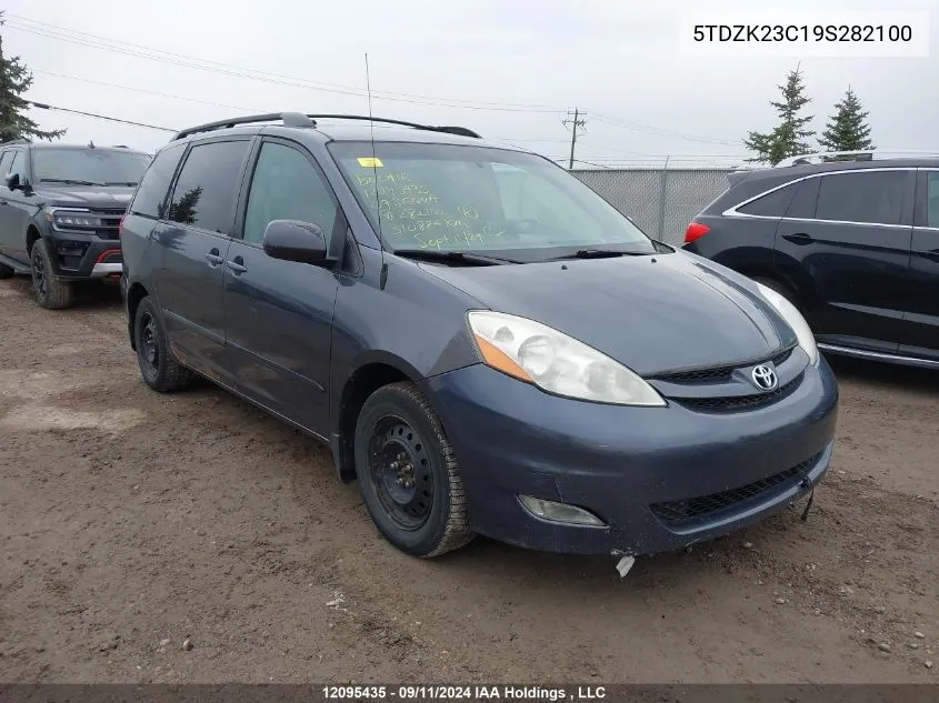 2009 Toyota Sienna Ce/Le VIN: 5TDZK23C19S282100 Lot: 12095435