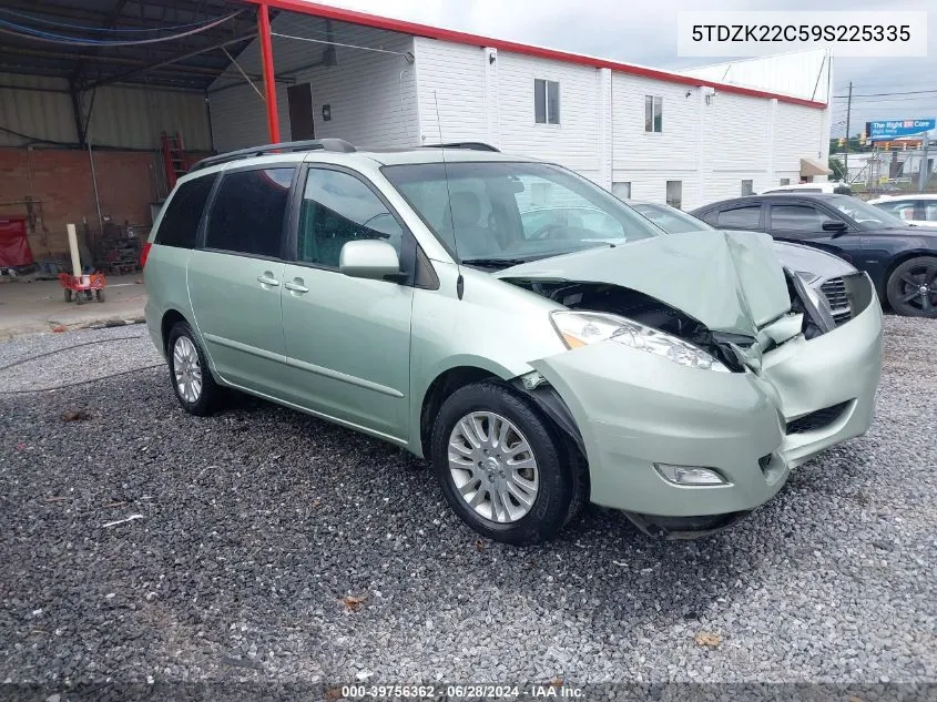 5TDZK22C59S225335 2009 Toyota Sienna Xle