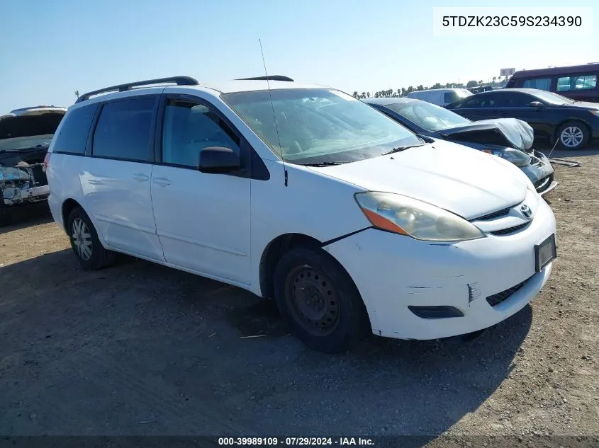 5TDZK23C59S234390 2009 Toyota Sienna Le