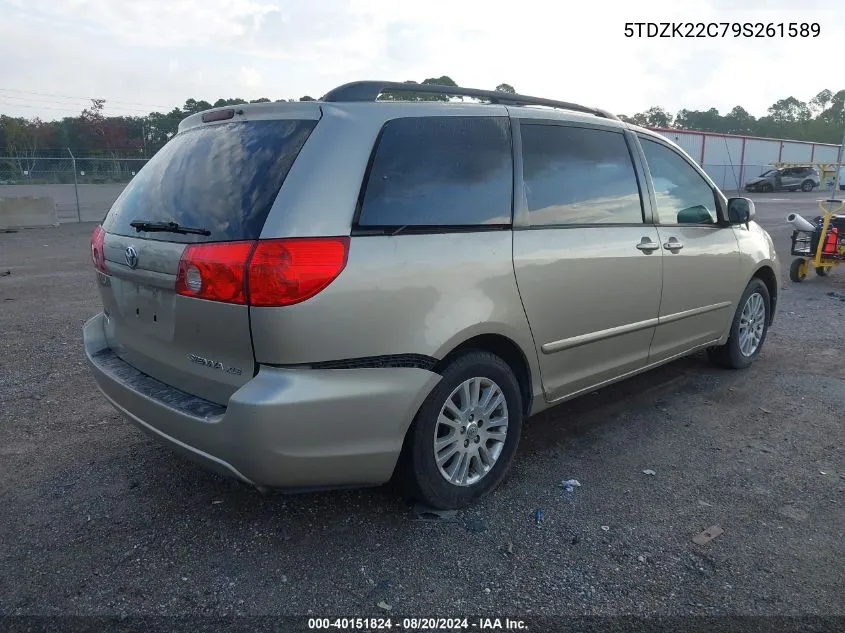 5TDZK22C79S261589 2009 Toyota Sienna Xle