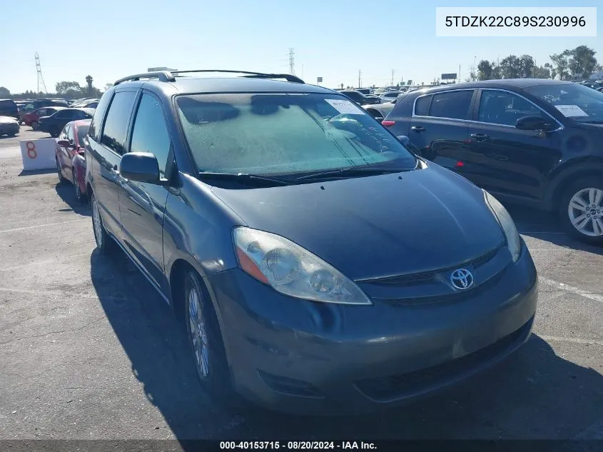 5TDZK22C89S230996 2009 Toyota Sienna Xle