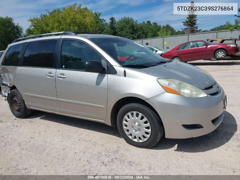 2009 Toyota Sienna Le VIN: 5TDZK23C39S276864 Lot: 40155616