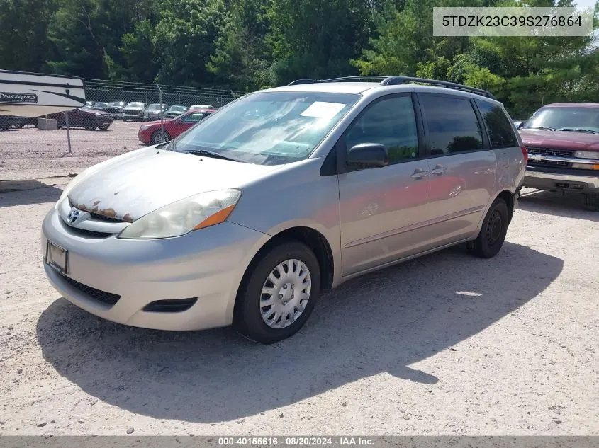 2009 Toyota Sienna Le VIN: 5TDZK23C39S276864 Lot: 40155616