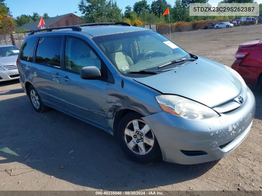 5TDZK23C29S262387 2009 Toyota Sienna Le