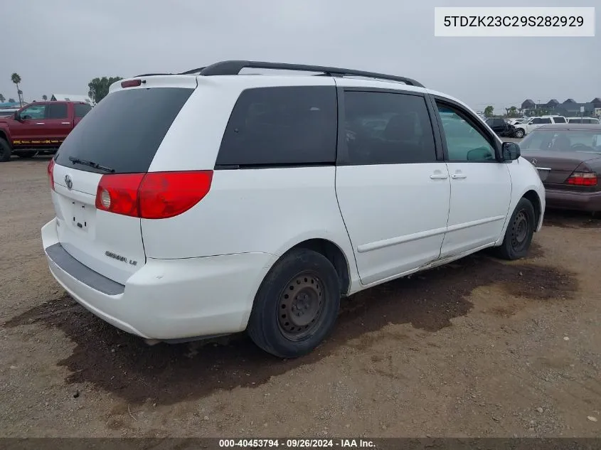 5TDZK23C29S282929 2009 Toyota Sienna Ce/Le