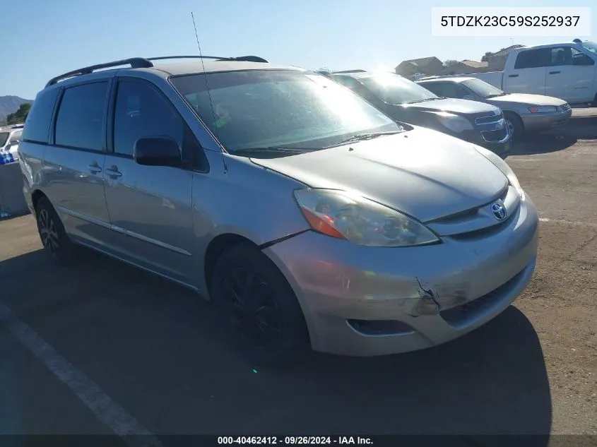 5TDZK23C59S252937 2009 Toyota Sienna Le