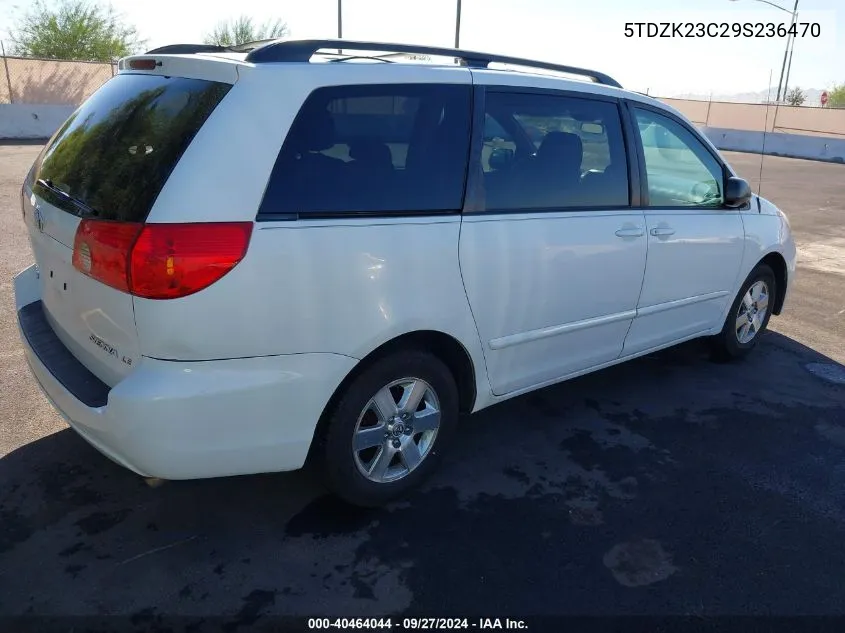 5TDZK23C29S236470 2009 Toyota Sienna Le