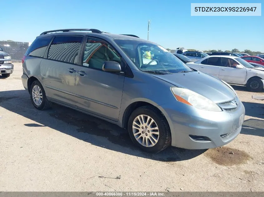 2009 Toyota Sienna Le VIN: 5TDZK23CX9S226947 Lot: 40866380