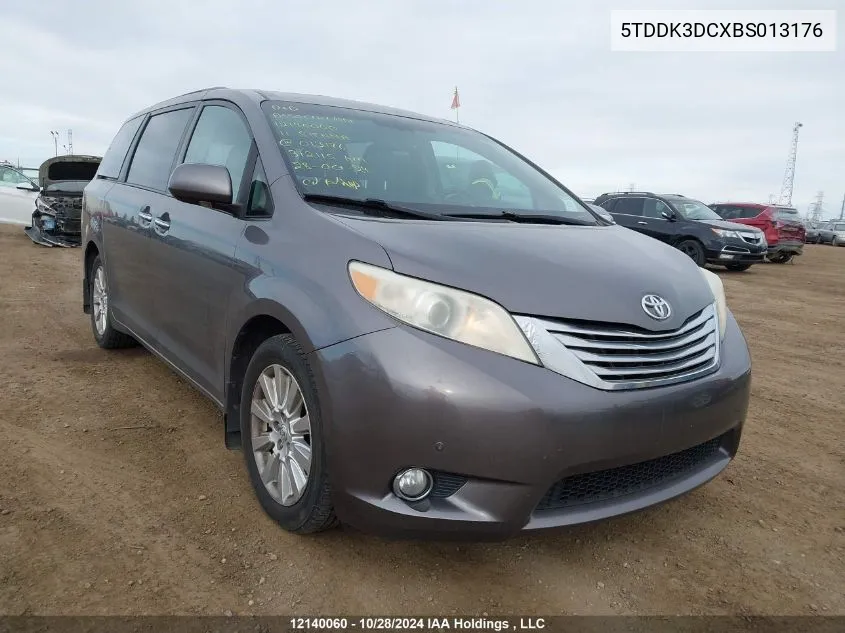 2011 Toyota Sienna Xle/Limited VIN: 5TDDK3DCXBS013176 Lot: 12140060