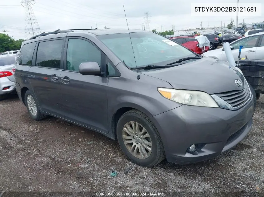 2011 Toyota Sienna Limited V6/Xle V6/Xle V6 Auto Access Seat VIN: 5TDYK3DC2BS121681 Lot: 39553353