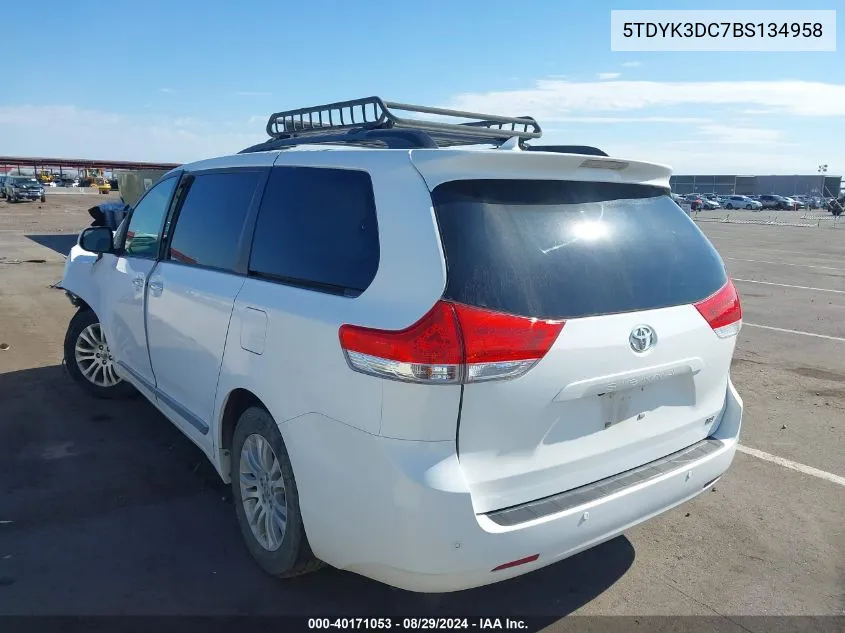 5TDYK3DC7BS134958 2011 Toyota Sienna Xle V6